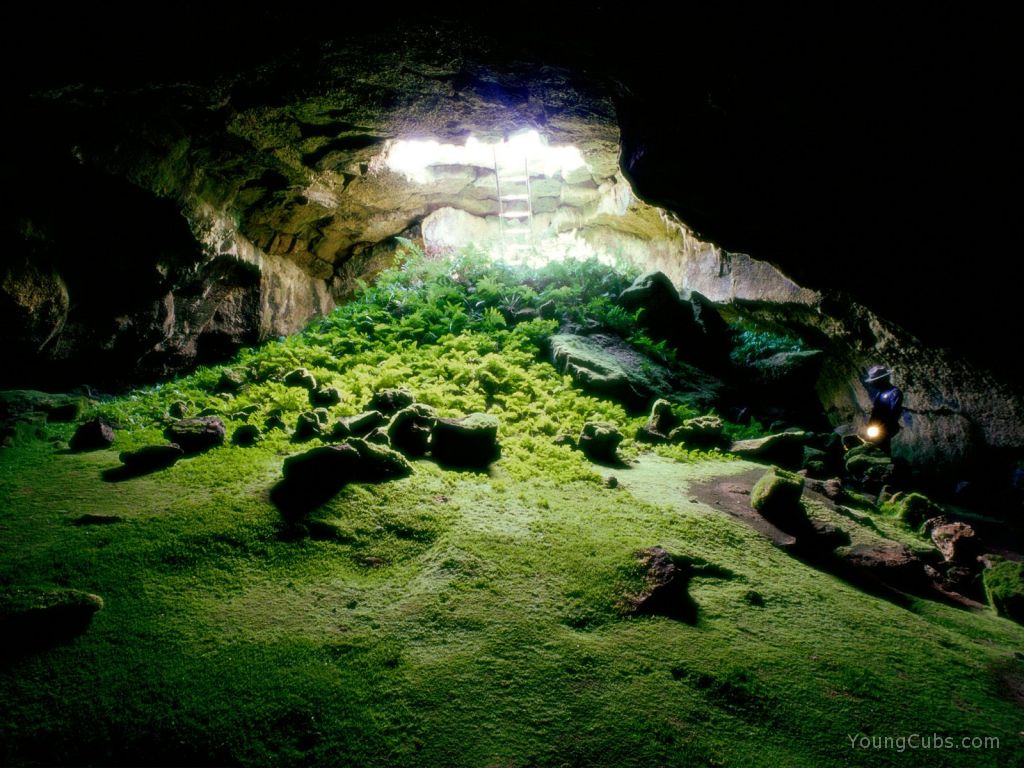 Lava Tube Cave, Lava Beds National Monument, Tulelake, California